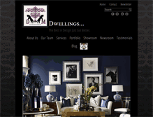 Tablet Screenshot of dwellingsonmadison.com